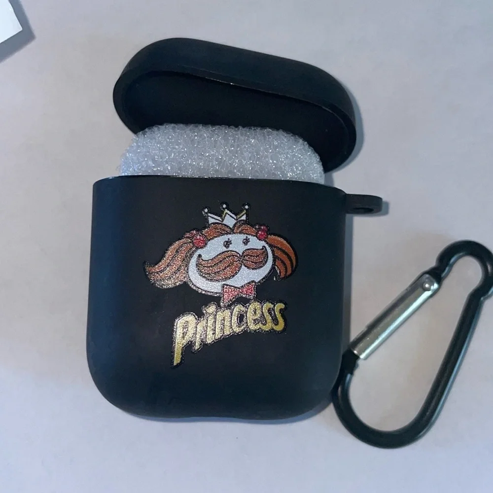 Pringles Cartoon Airpods Case 1 or 2 Generation‎ Silicone earphone buds cover